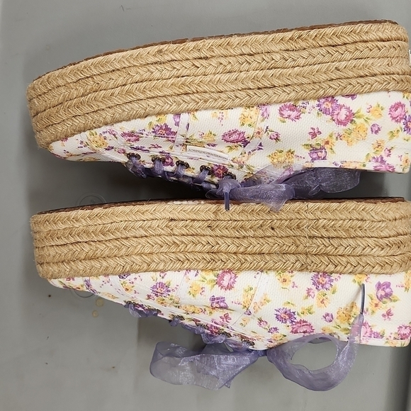 𝅺loveshackfancy superga women's size 39.5 EUC tropical sunset - Picture 4 of 8